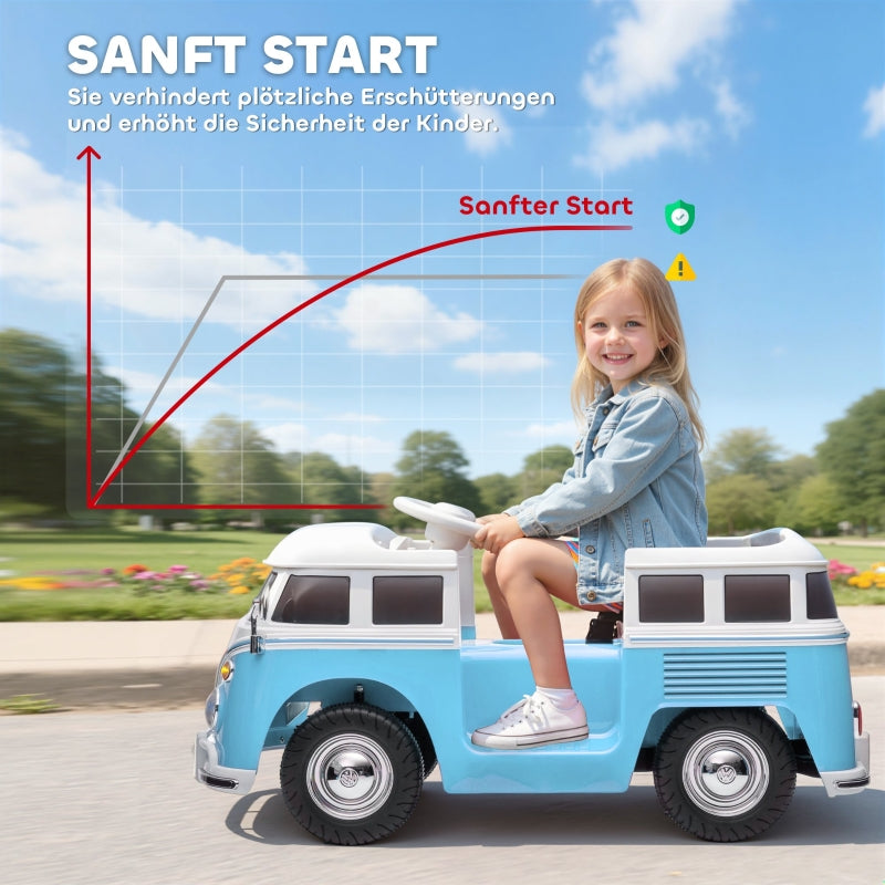 Children's Electric Car with 12V Dual Motor and MP3, Blue