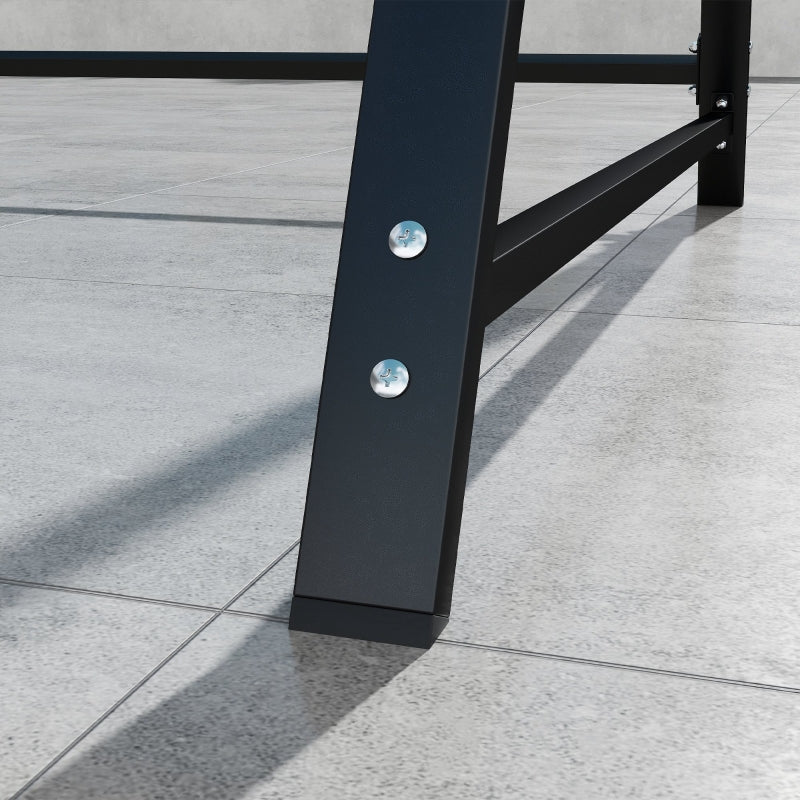 Porch Swing, 2-Seater, Adjustable Sunroof, Weatherproof, Black