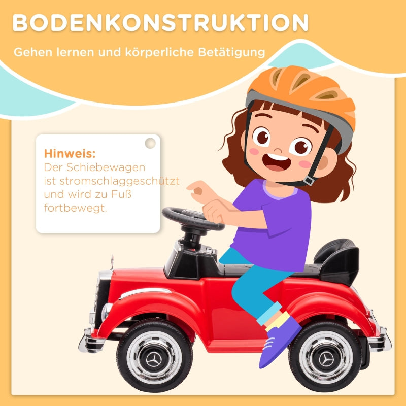 AIYAPLAY Ride-On Car Mercedes Benz 300 S, Red