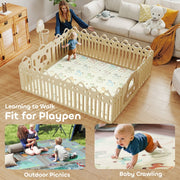 Baby Play Mat Foldable Double-Sided Multicolor