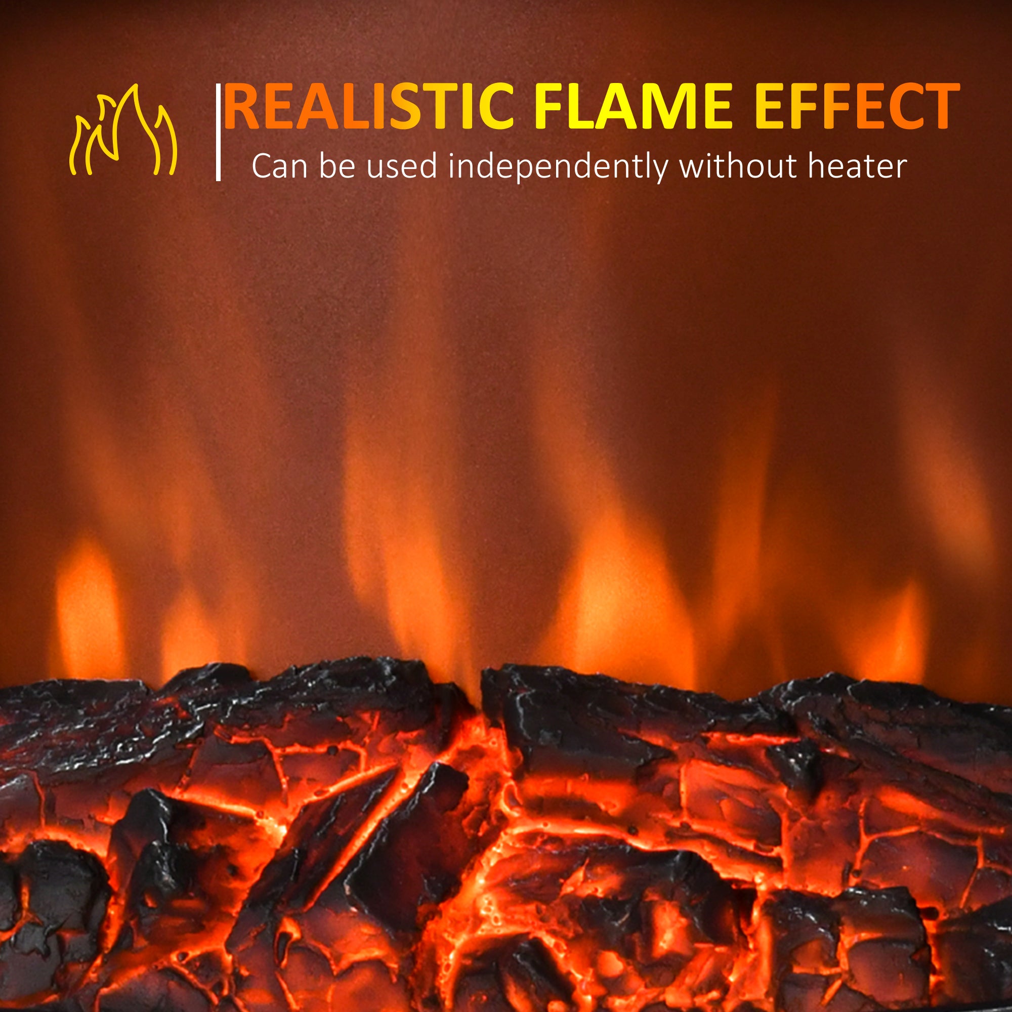 Electric Fireplace, Wall & Stove Style