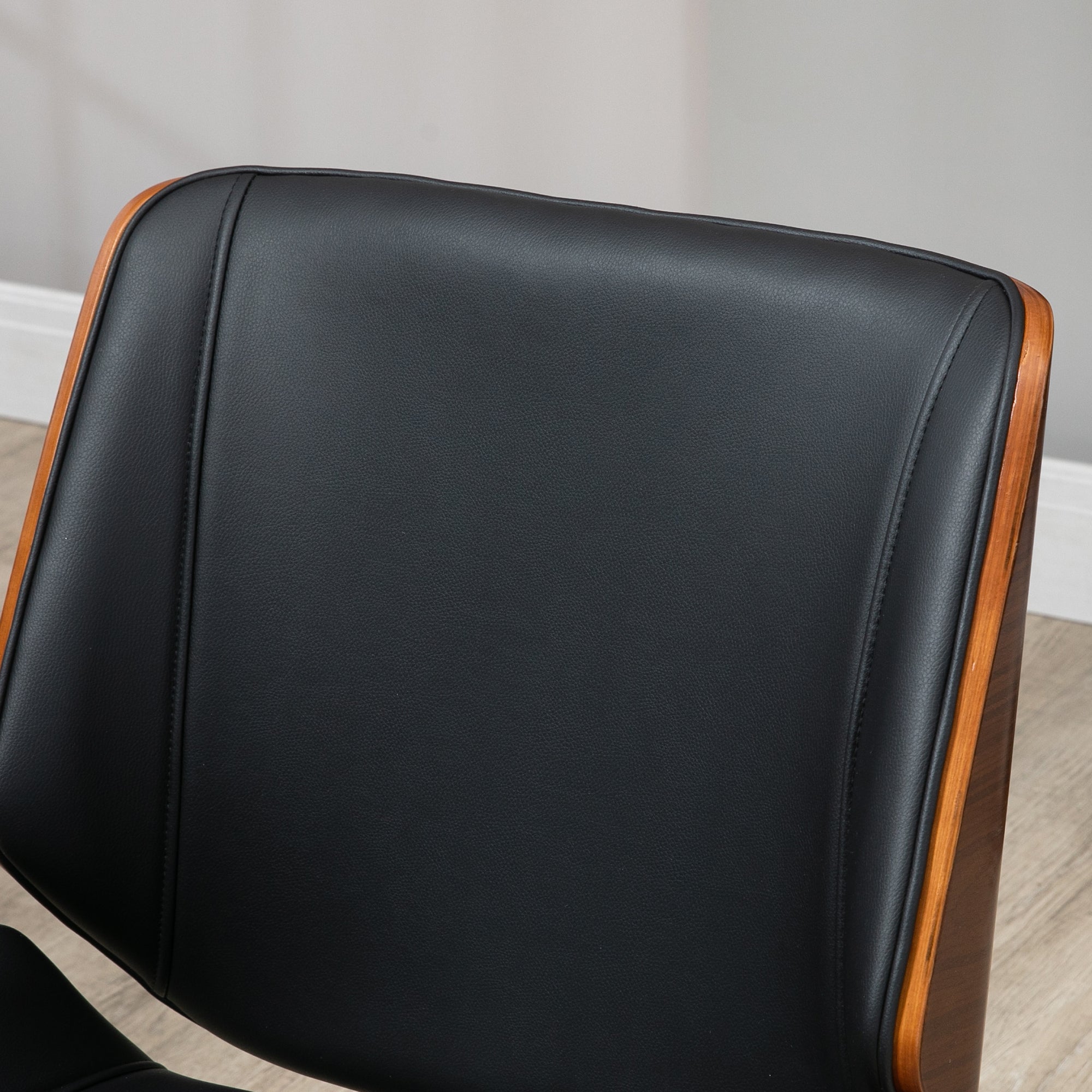 Vinsetto Office Chair, Height-Adjustable Swivel Tilt, Black