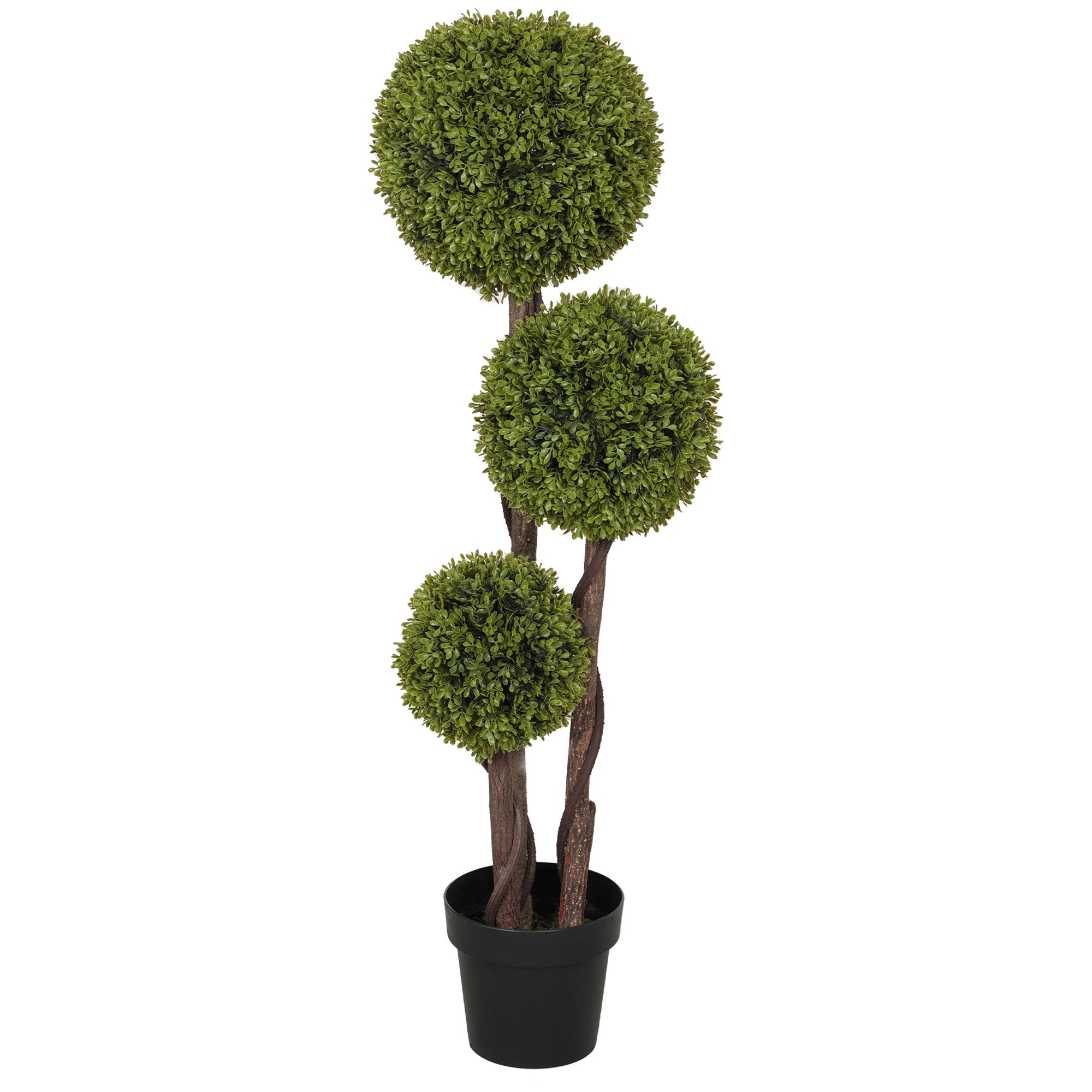 Artificial Boxwood 115 cm Decorative Plant in Pot for Home/Office Green