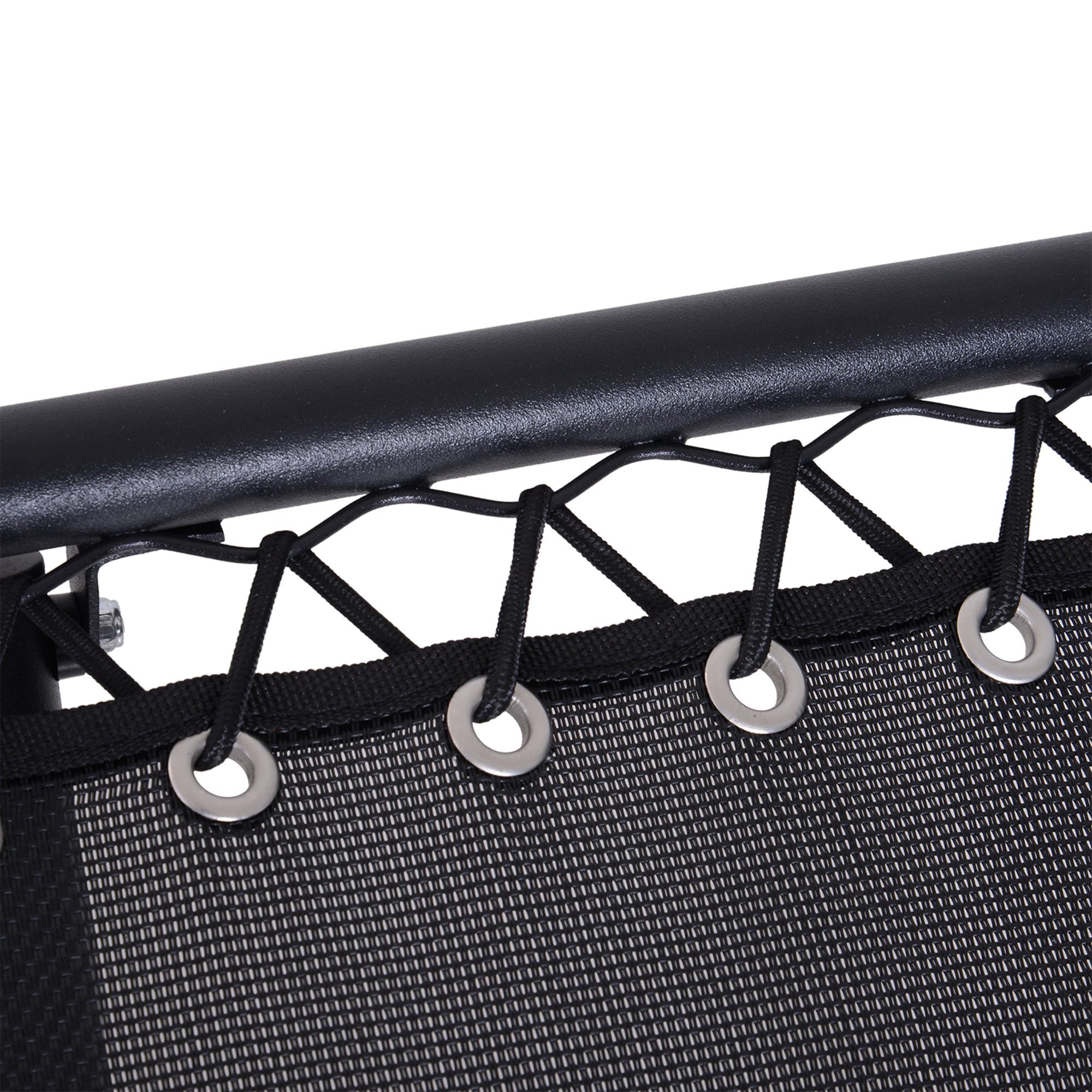 Folding Zero Gravity Chairs, 3-Piece Adjustable Sun Lounger Set with Table and Cup Holder, Black