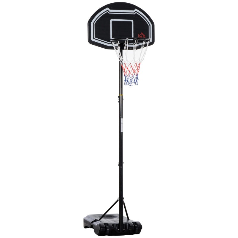 Basketball Hoop for Teenagers, 160-210 cm Height-Adjustable Stand with Wheels, Outdoor