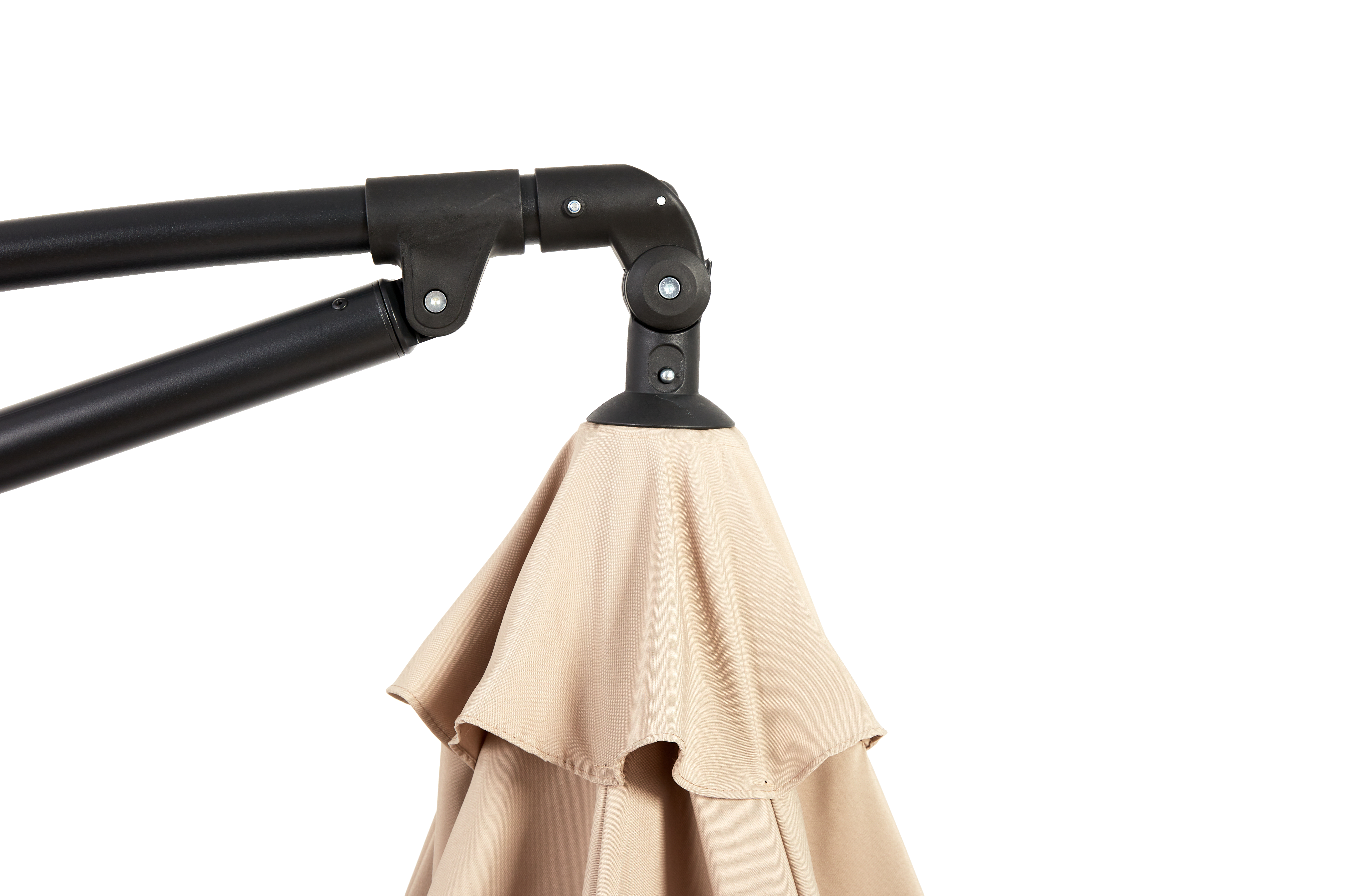 Outdoor Umbrella 14.8 Ft Double Sided Rectangular Large with Crank, Khaki