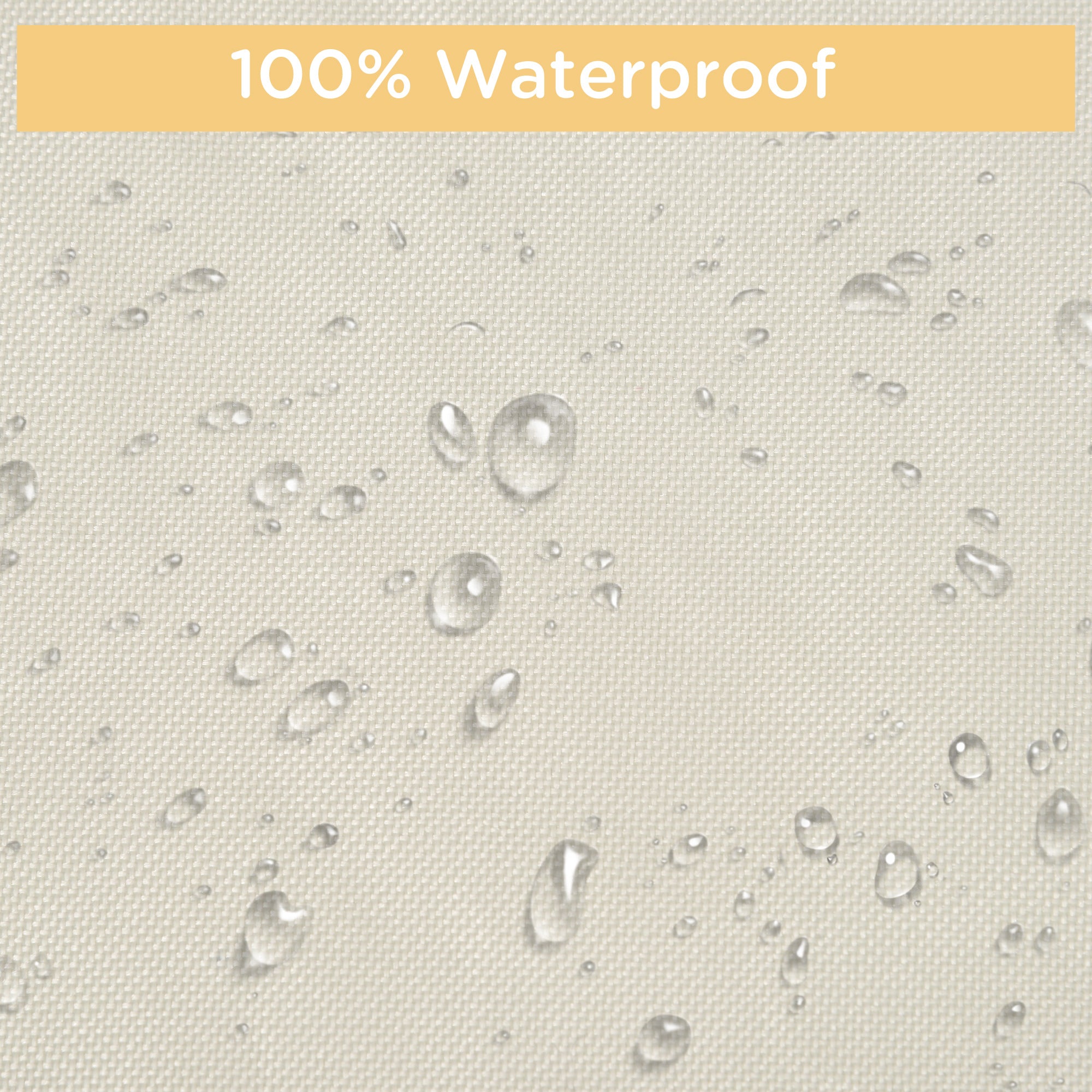 Garden Furniture Cover Waterproof 3 Seater Sofa Protector, 600D Oxford Cloth Beige