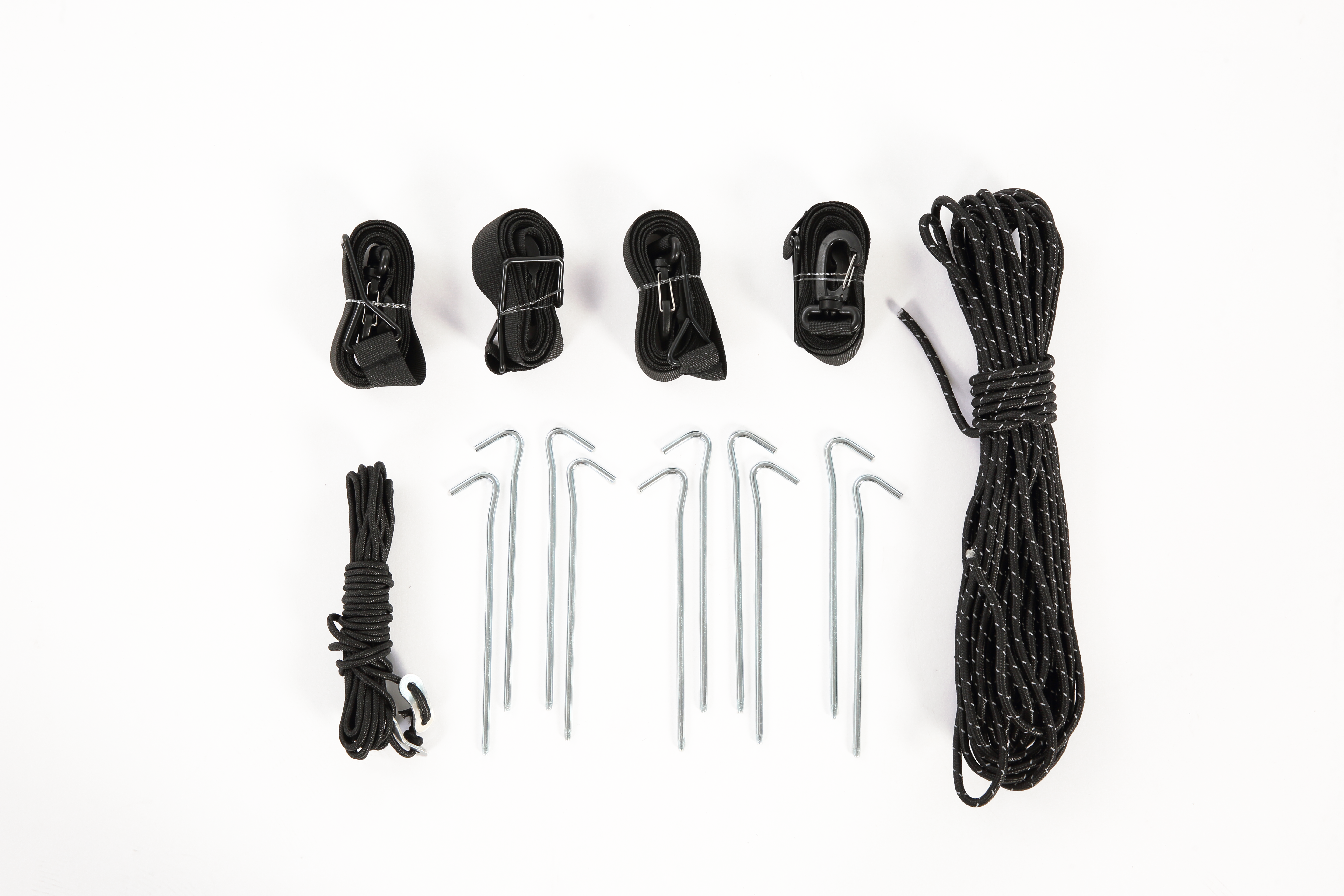 Inflatable Camping Tent with Hand Pump, Roof Top - Gray + Black