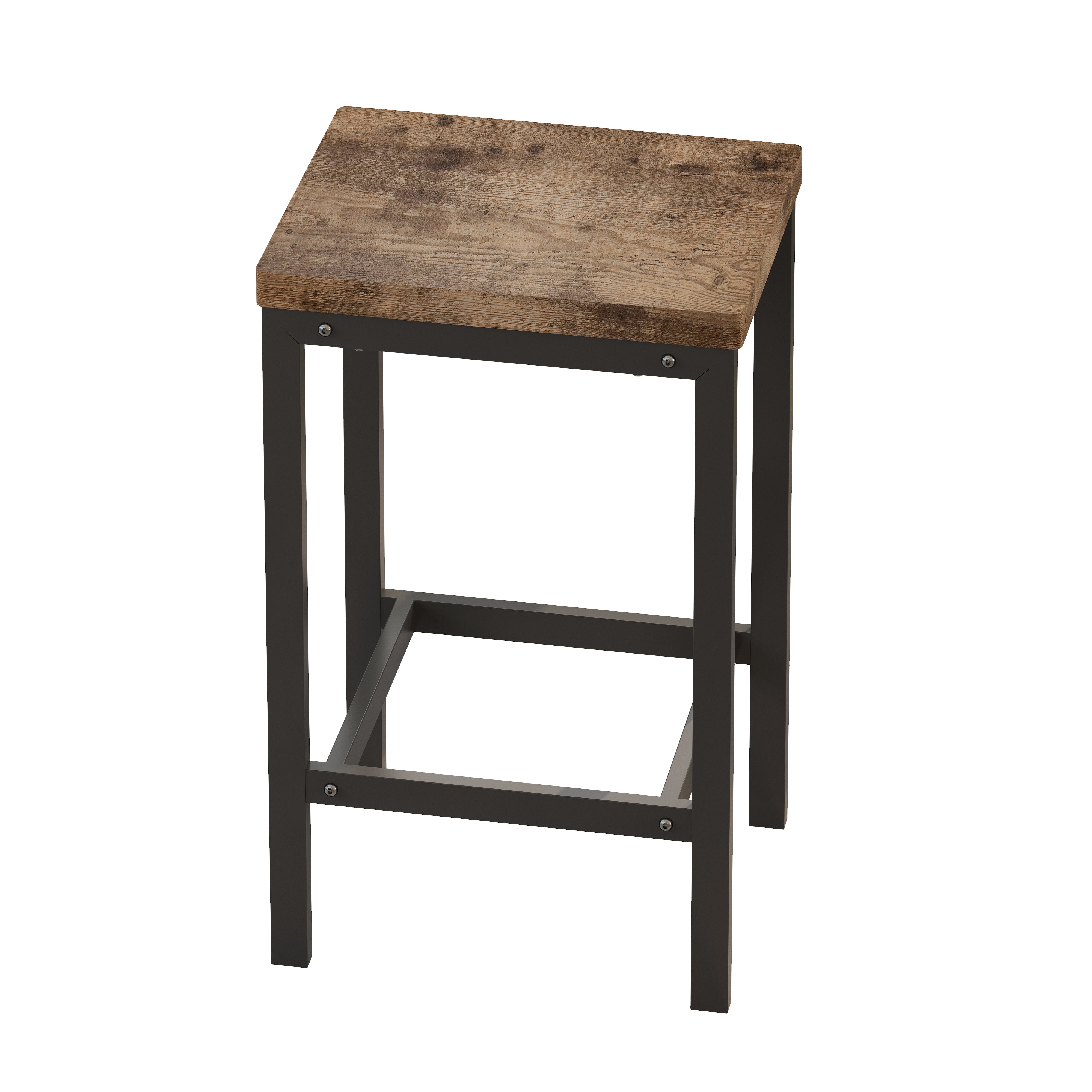 Dining Table Set, 148CM Modern Design Kitchen Pub Table with 3 Stools, Natural