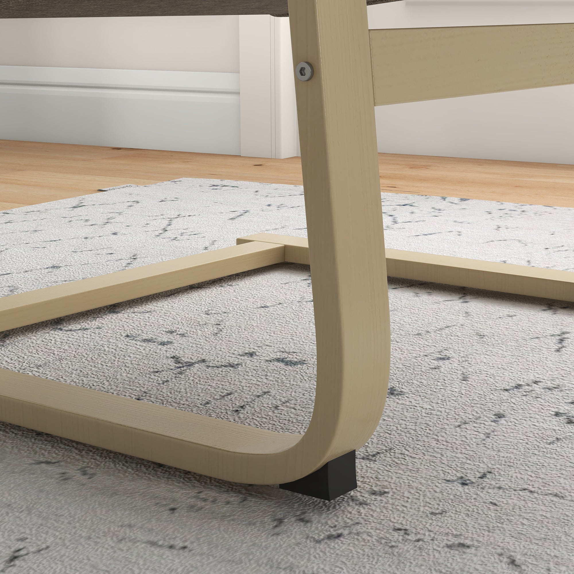 Recliner Chair, Headrest, Linen Look, Birch Wood, Brown