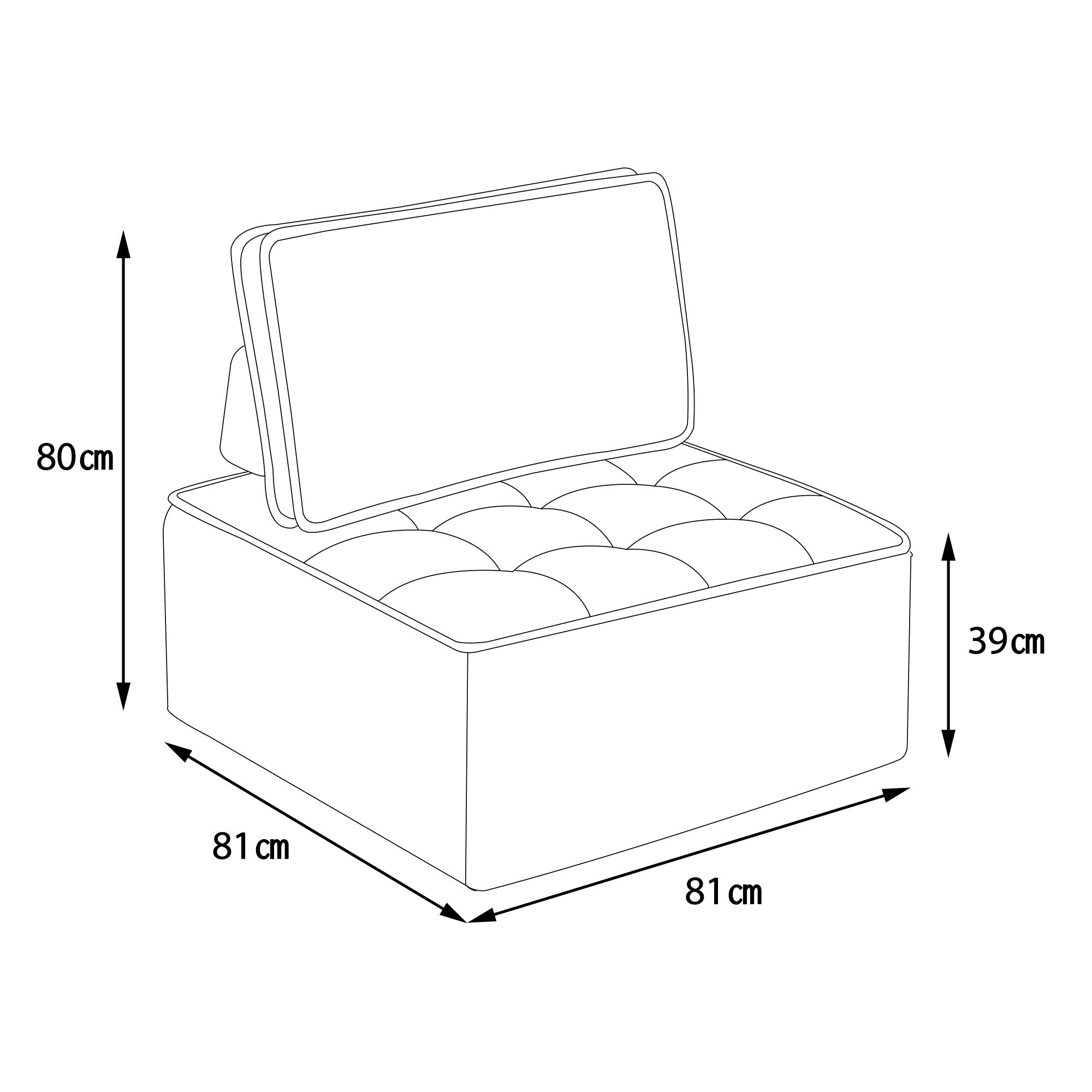 Single Sofa, Small Seating Armchair Beanbag, for Living Room, Bedroom, Guest Room or Children's Room