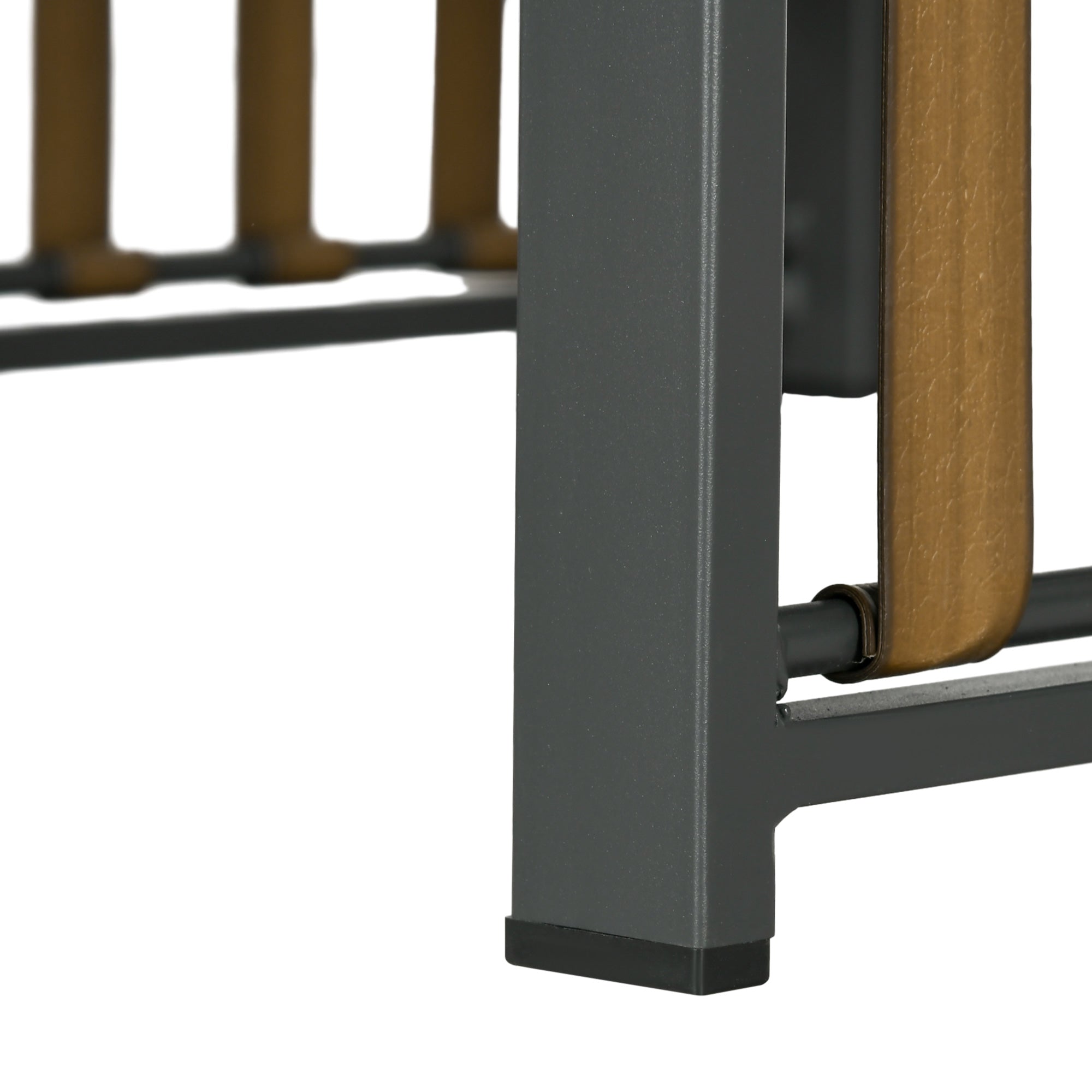 Garden Furniture Set, 3-Piece Bistro with Coffee Table & 2 Chairs, Grey