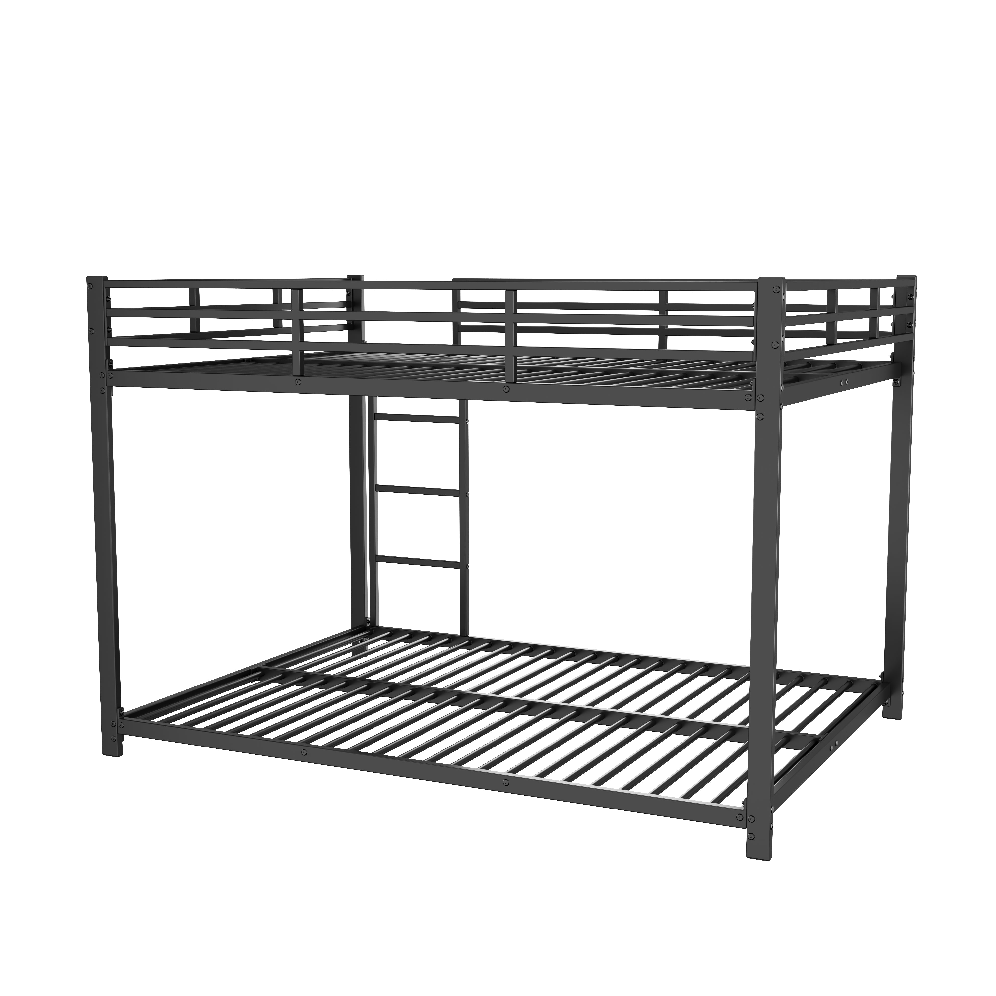 Children's Bunk Bed 140x200 Classic Style Iron Black