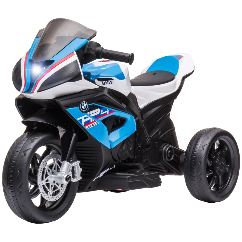 Children's Motorcycle, Electric, Headlights, 3 Music Modes, Blue