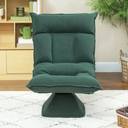 Floor Chair, 360° Rotatable, 5-Way Adjustable, Foldable, Green