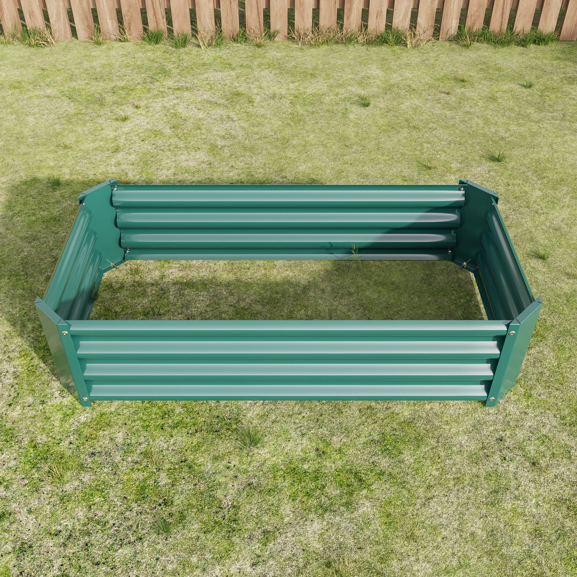 Raised Bed, Robust Metal Plant, Anthracite Steel
