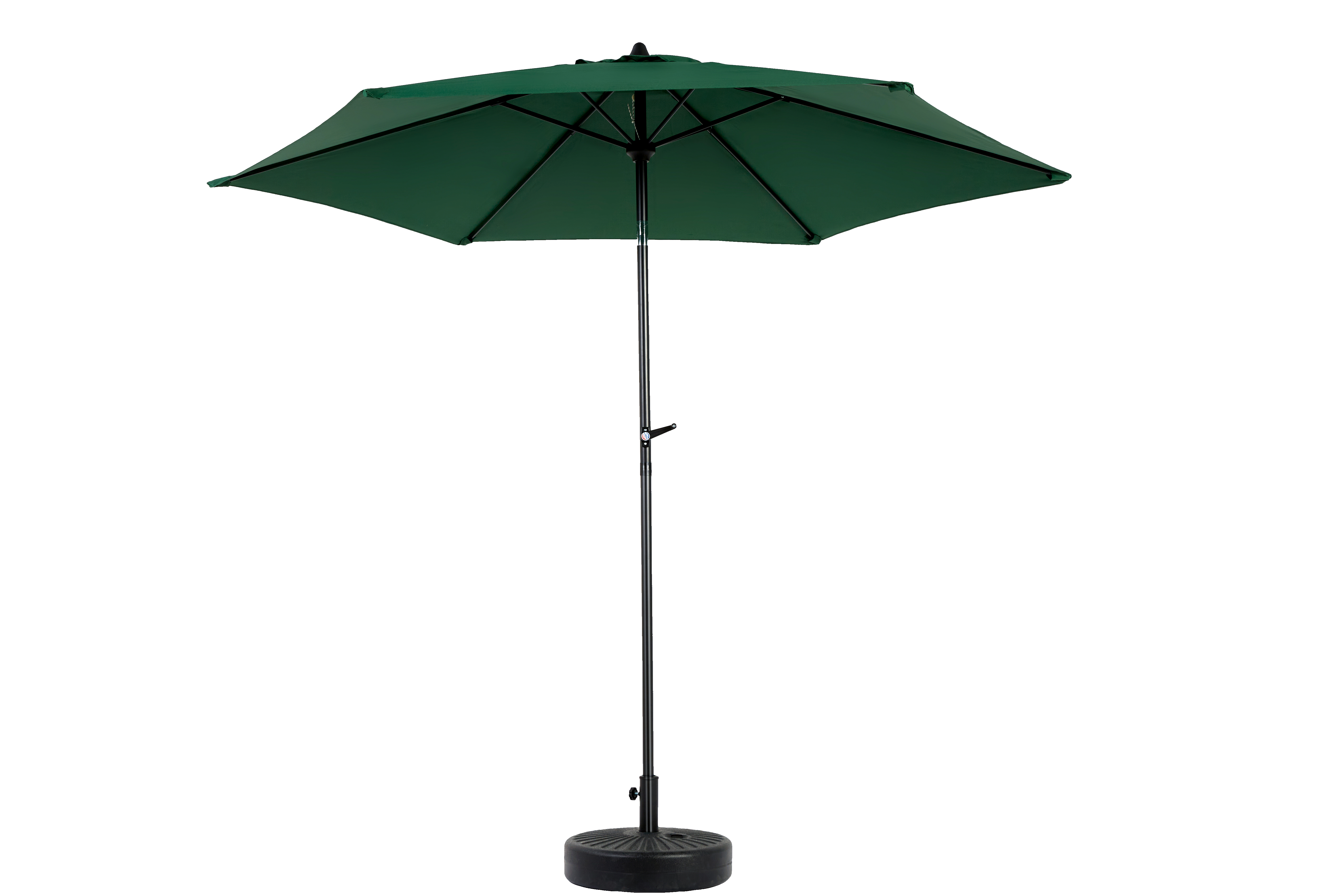 9 ft Double Sided Outdoor Umbrella Rectangular Large with Crank, Dark Green