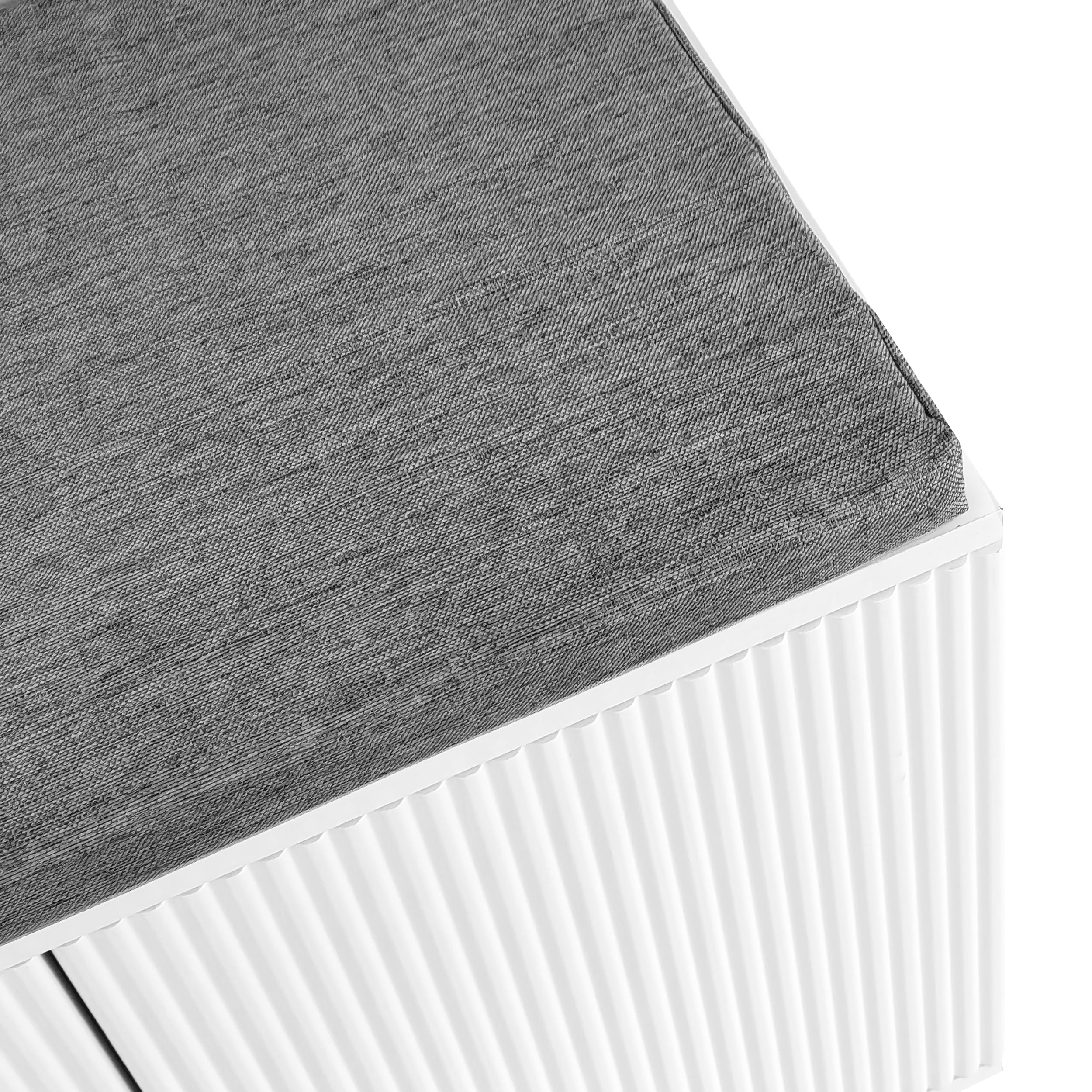 Wardrobe Set with Shoe Bench and Cushion, Front with Hooks