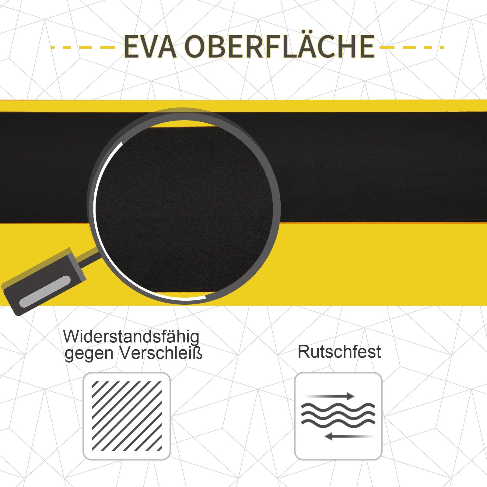 DURHAND Sawhorse Folding Workbenches, Non-Slip Steel Yellow Black