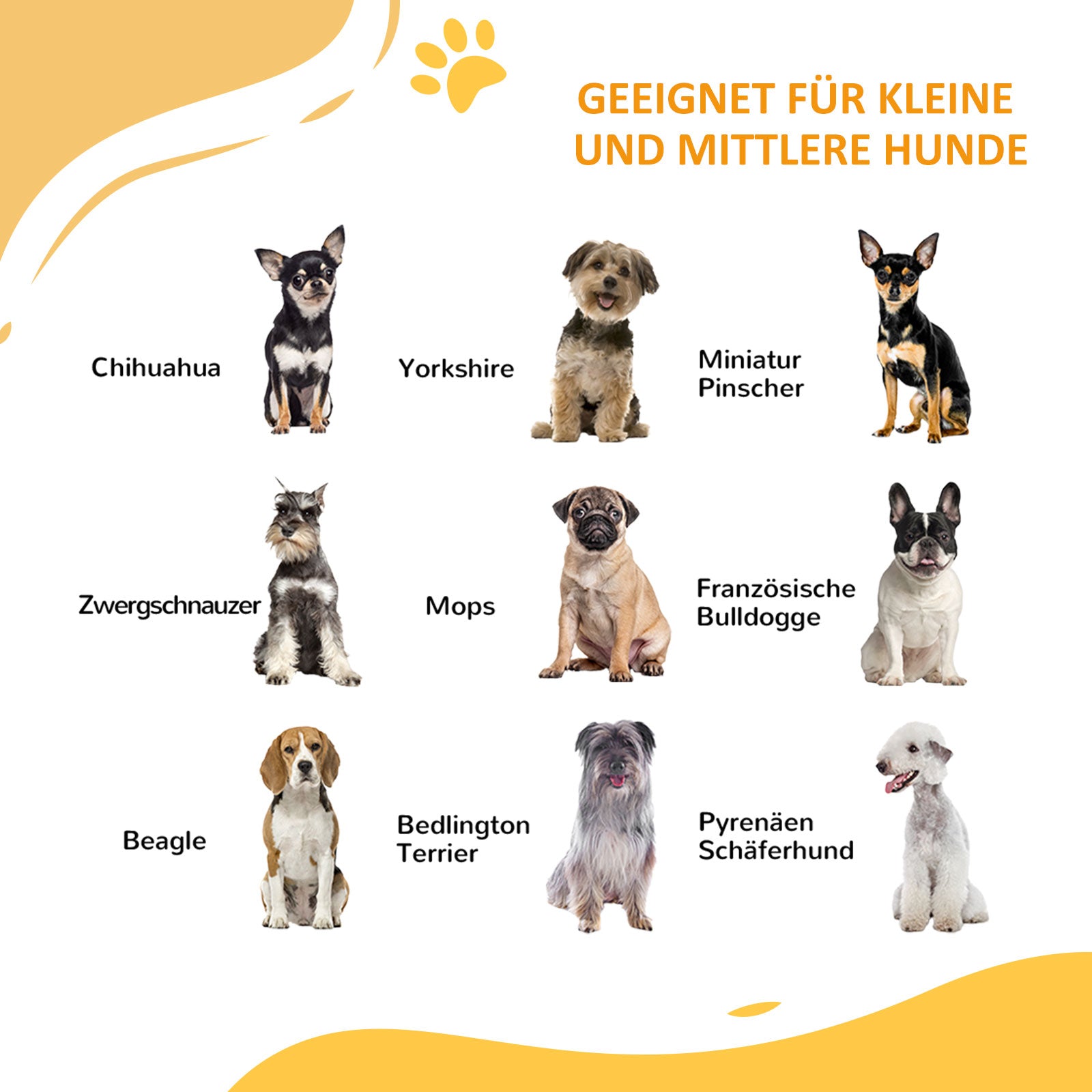 Stair Gate, Automatic Drill-Free Door Barrier, White