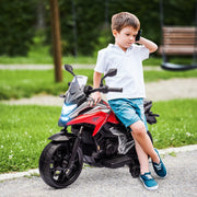 Honda 12V Kids Electric Motorbike with Music, Headlights, Early Education Function, Red