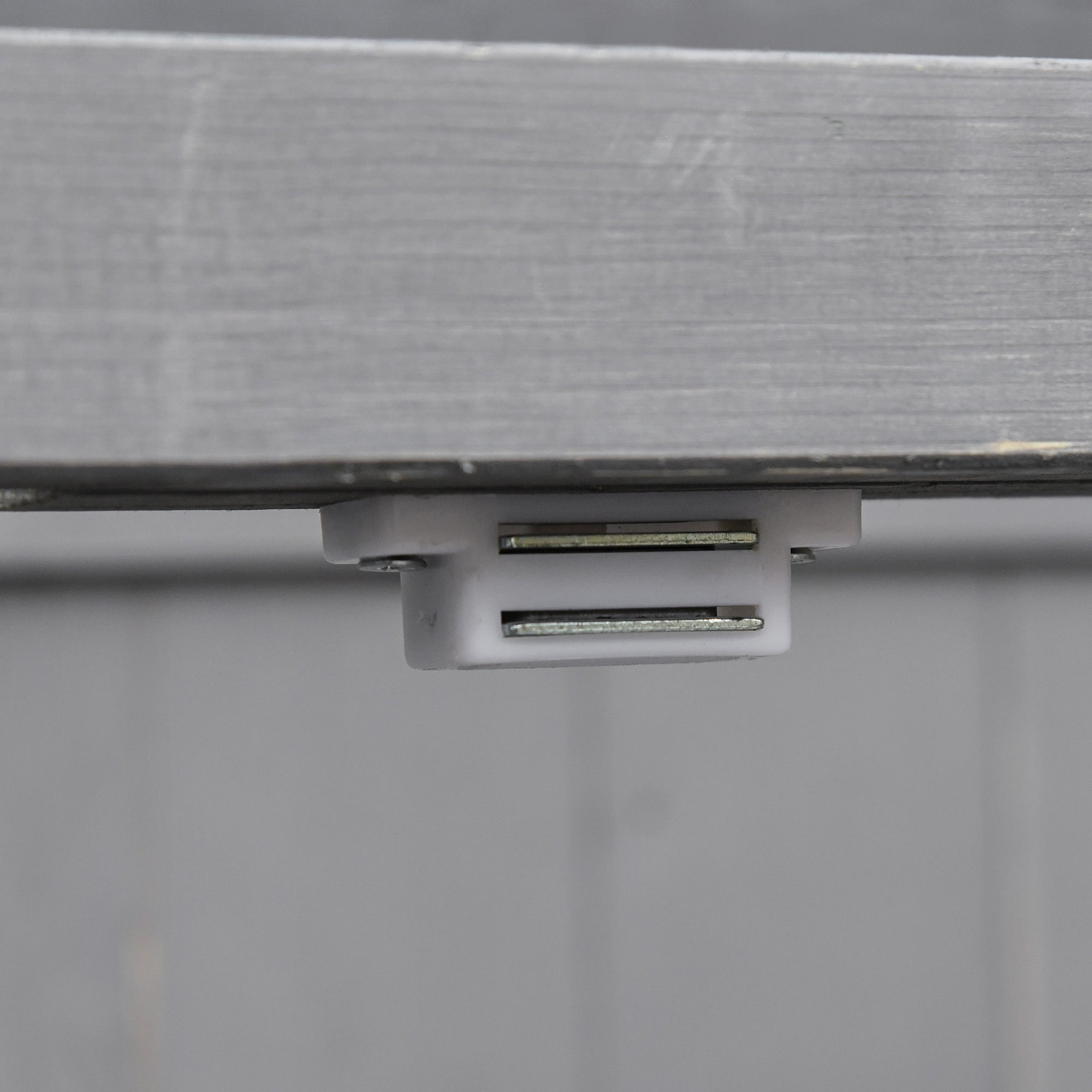 Garden Cabinet Weatherproof Tool Cabinet Double Door 2 Compartments Fir Wood Dark Grey