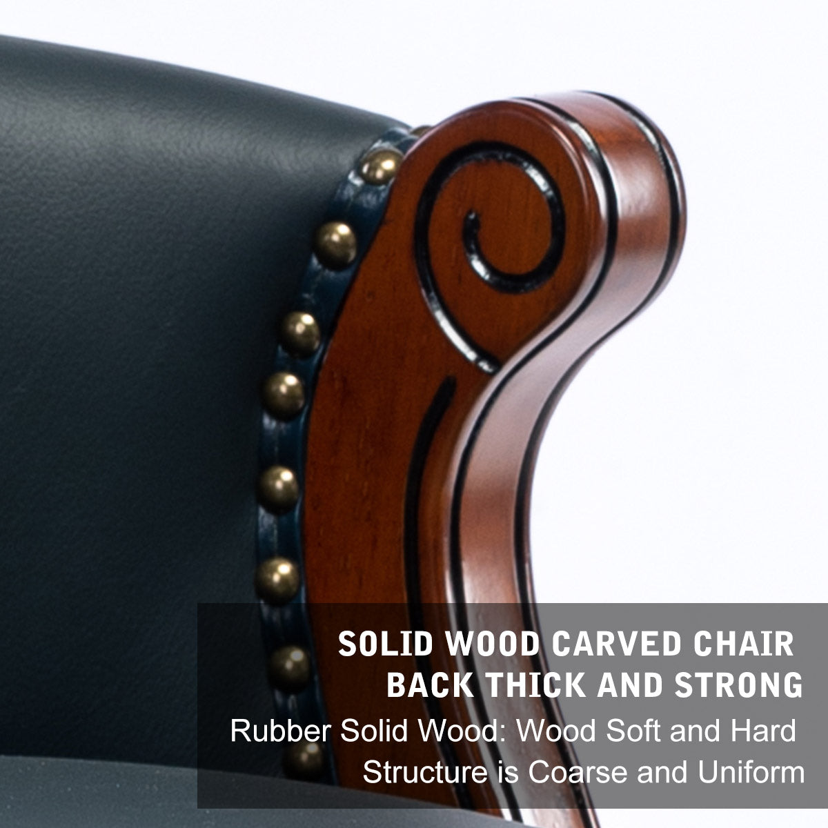 Bar Stools, 360 Degree Swivel with Backs, Bar Height, Cow Top Leather Wooden