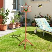 Wooden Bird Table Garden Feeding Station, 153cm