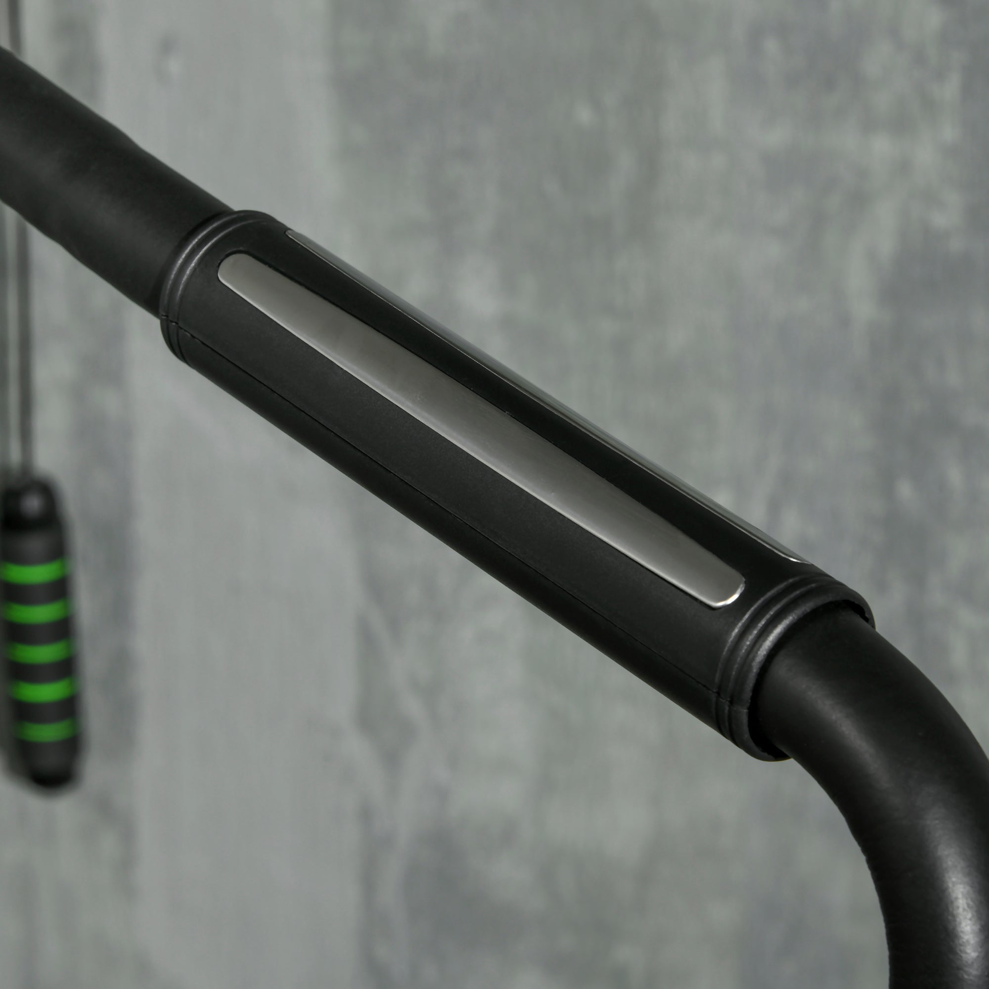 Stepper Home Trainer with Handle and 12 Resistance Levels, Black/Silver