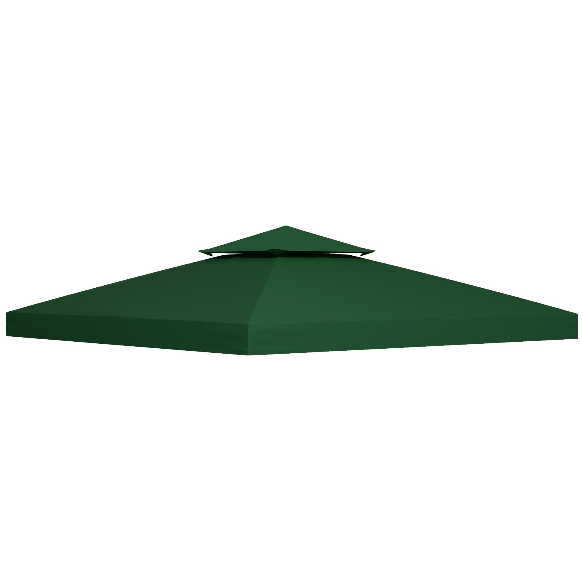 Pavilion Roof Replacement 3x3m Water-Repellent Charcoal Grey Polyester