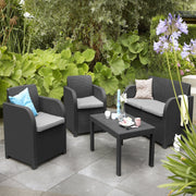 Keter - Oklahoma Lounge Set (Dark Grey) - Rathwood Store