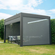 Nova - Titan Pergola Pull Down Screen - 3m - Grey