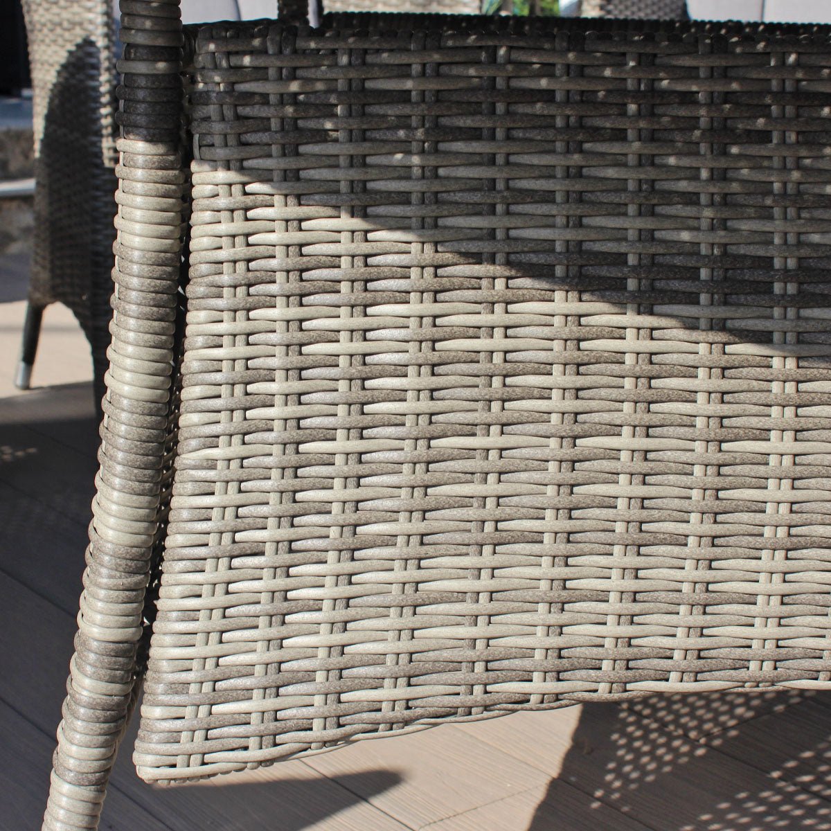 Oxford - 8 Seat Set with 170cm Round Table (Dark Grey) - Rathwood Store