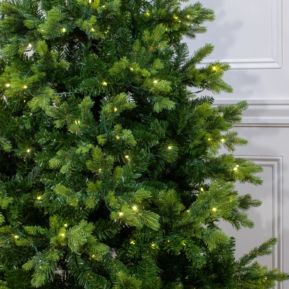 8ft Pre-lit Grand Fir Christmas Tree