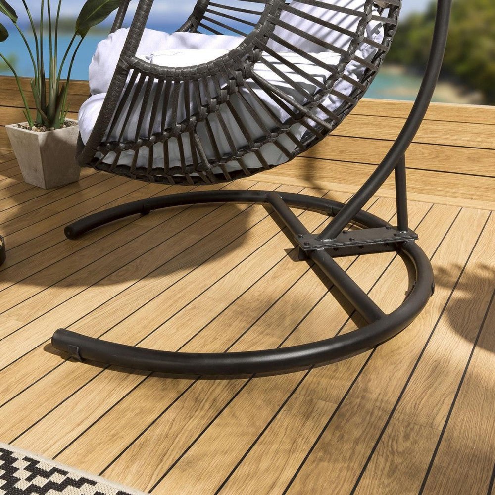 Rathwood Single Pod Hanging Chair - Black - Rathwood Store