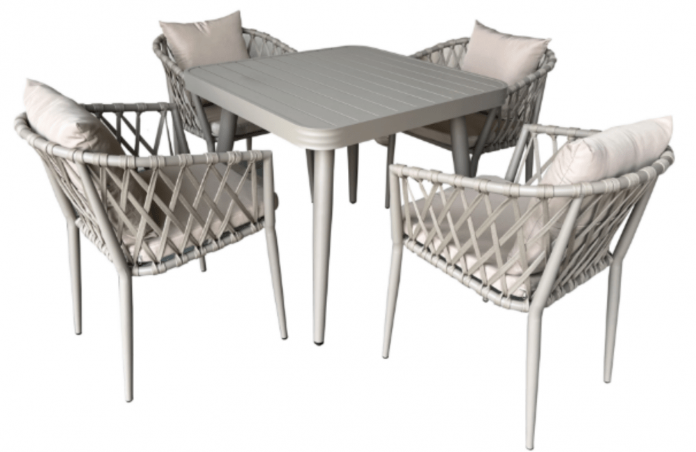 Rope 4 - Seater Dining Set - Rathwood Store