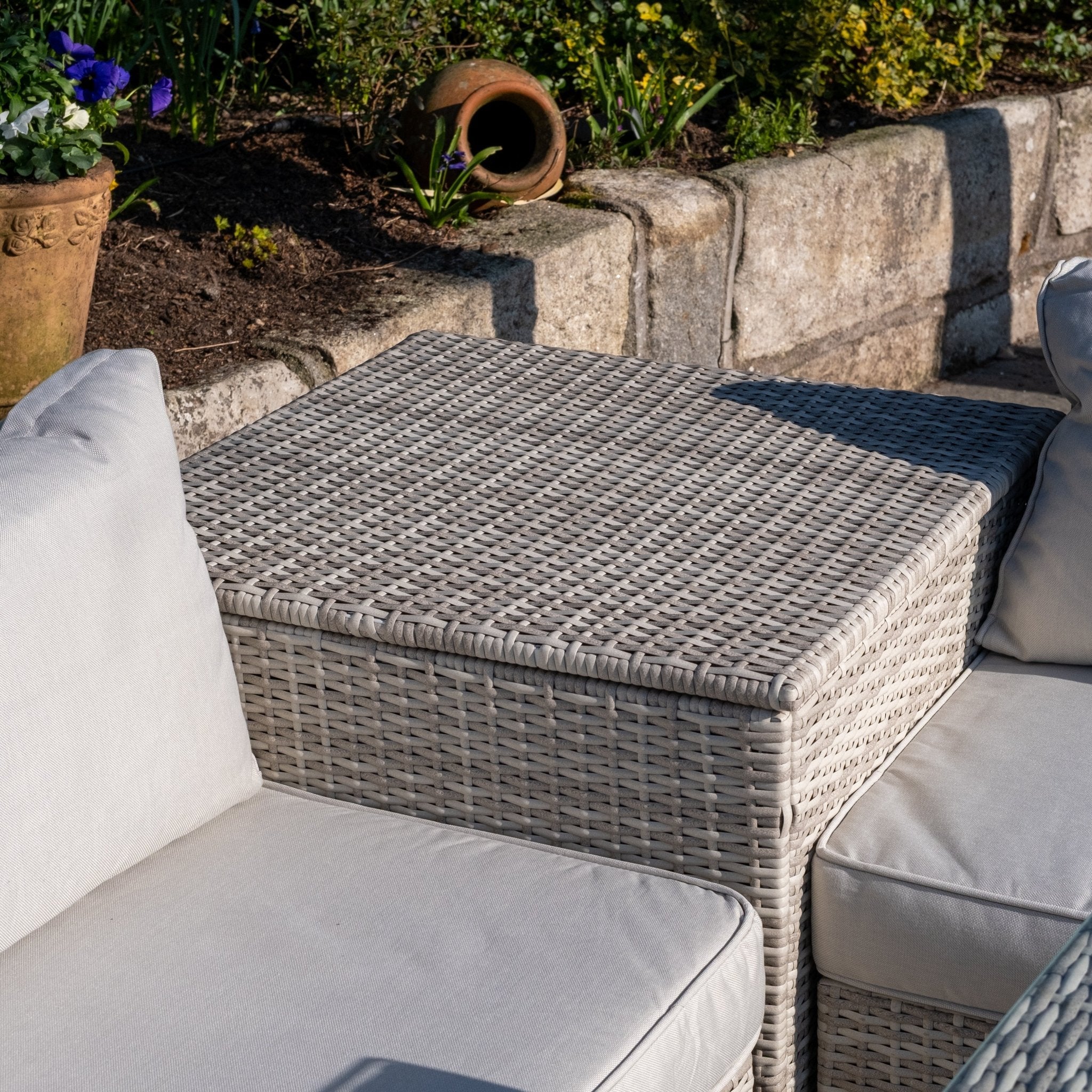 Santiago Sofa Set (White Washed) - Rathwood Store