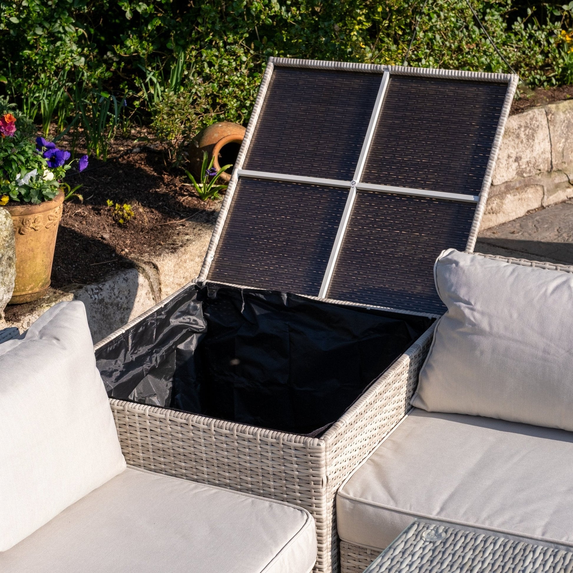 Santiago Sofa Set (White Washed) - Rathwood Store