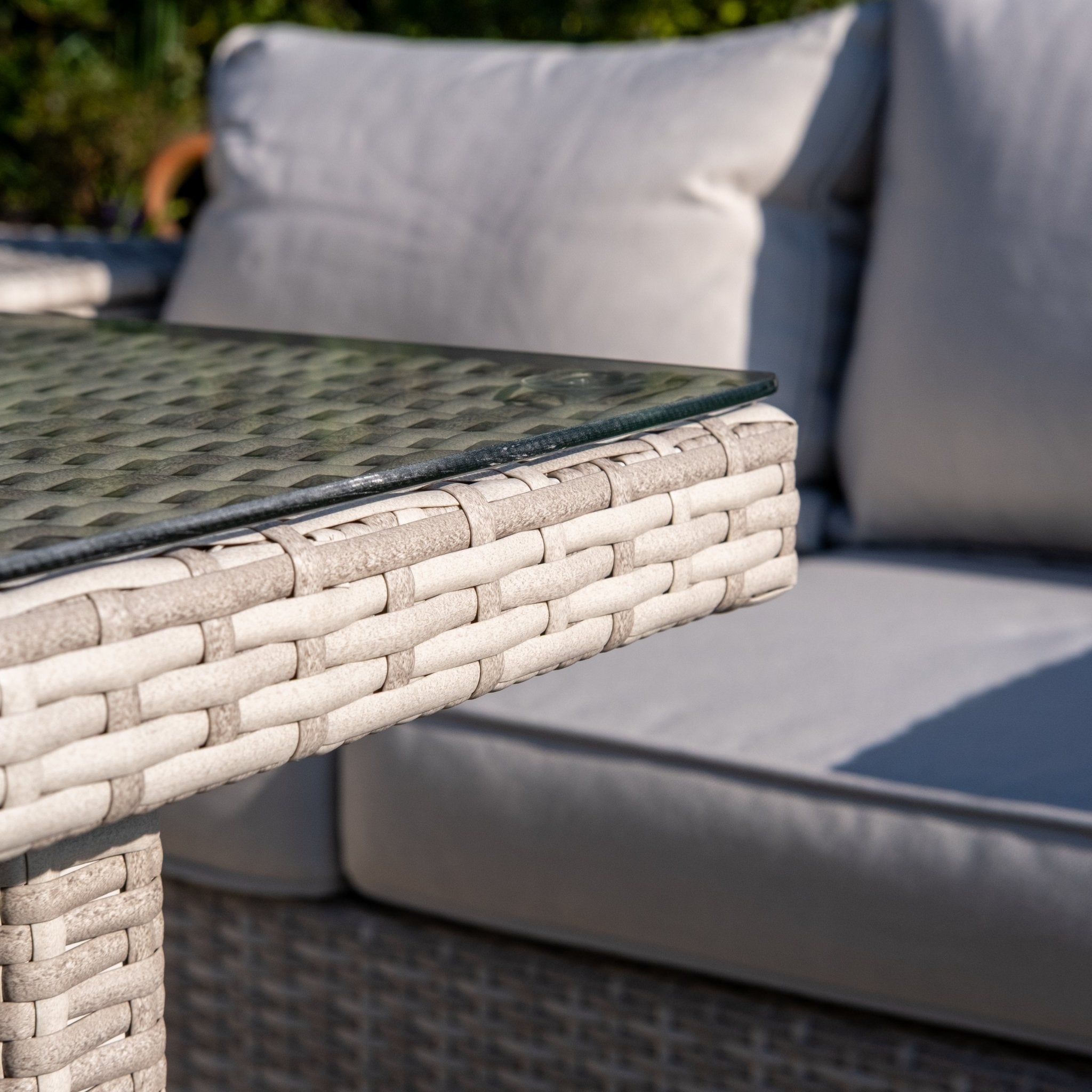 Santiago Sofa Set (White Washed) - Rathwood Store