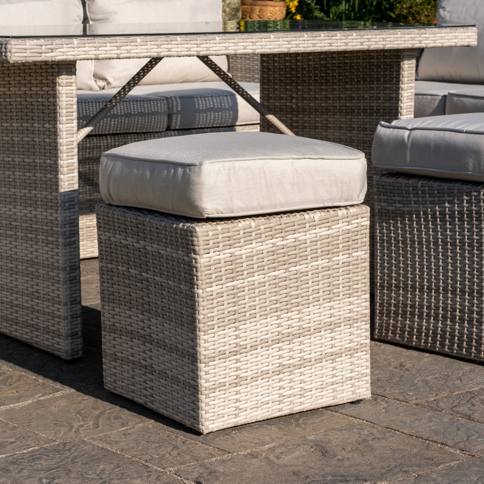 Santiago Sofa Set (White Washed) - Rathwood Store